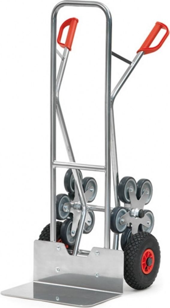Fetra Treppenkarre Transportwagen Aluminiumrohr Tragkraft 200kg Schaufel 30x48cm