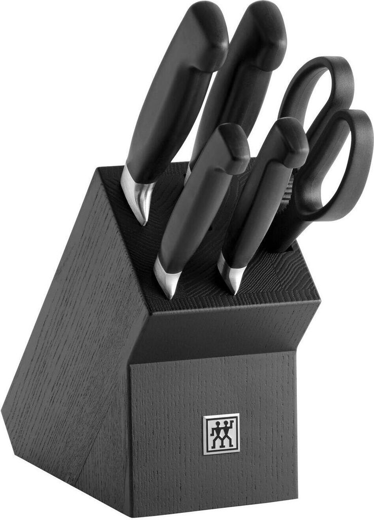 ZWILLING VIER STERNE, Messer-Block/Besteck-Set, Edelstahl, Produktbild 