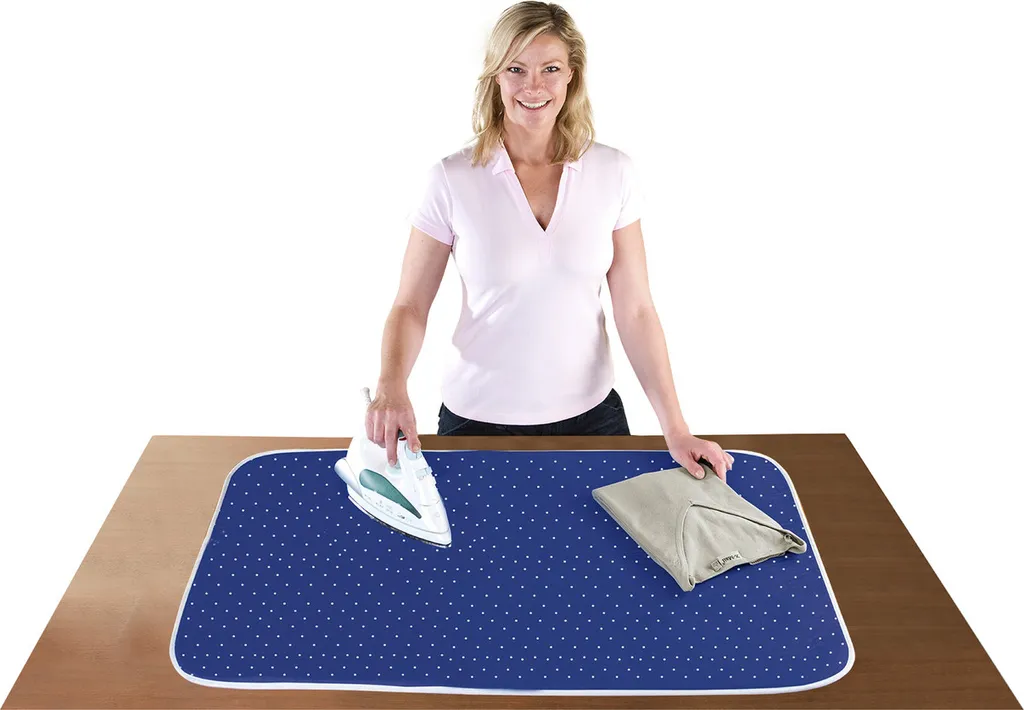 Couverture repassage vapeur 130 x 65 cm contre les brûlures de table