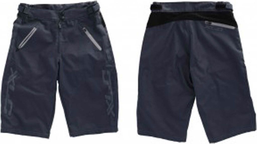 DH-Kurz Fahrradshorts Größe M aus 600X600D Polyester Kardura mit verstellbaren Hüftgurten