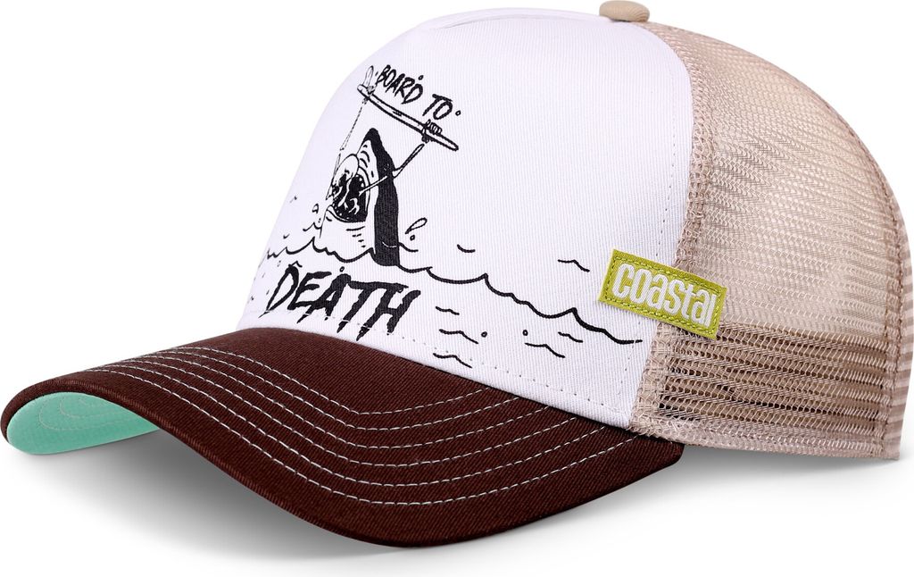 Coastal Snapback Cap Board To Death white