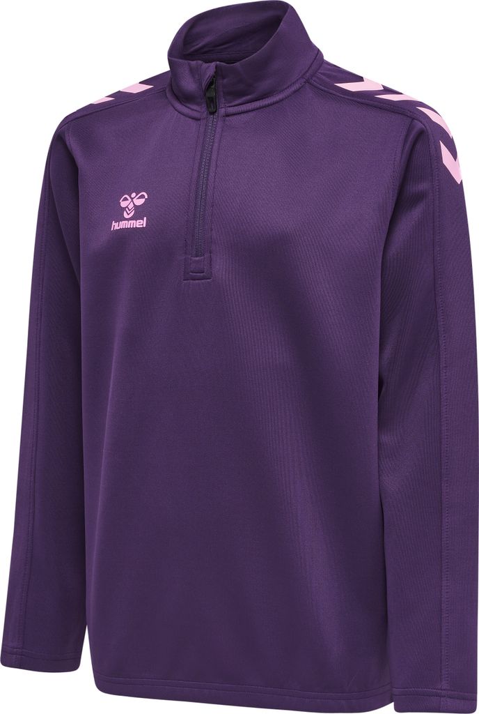 HUMMEL hmlCORE XK HALF ZIP POLY SWEAT KIDS, ACAI, 164