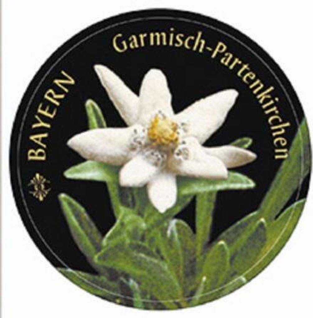 PVC-Aufkleber - Bayern - Garmisch Partenkirchen - 301666 - Gr. ca. 8 cm Durchmesser