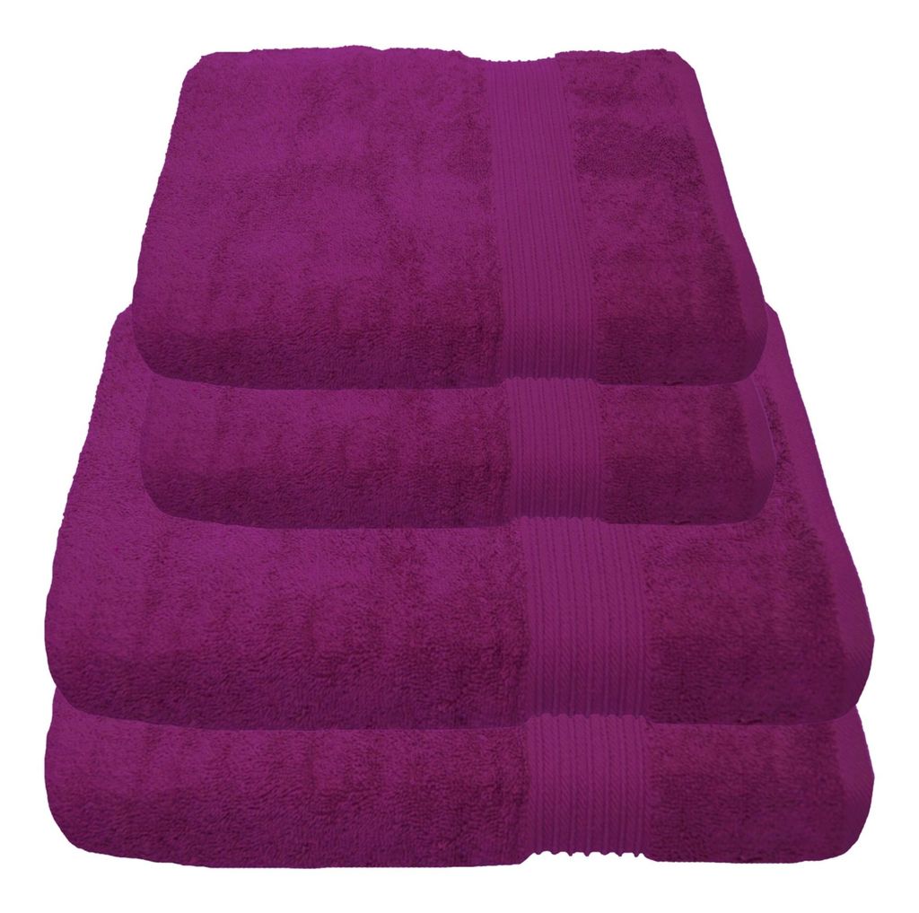 Julie Julsen Handtuch Set Fuchsia,Set:4 tlg. 2 Bade- 2 Handtücher