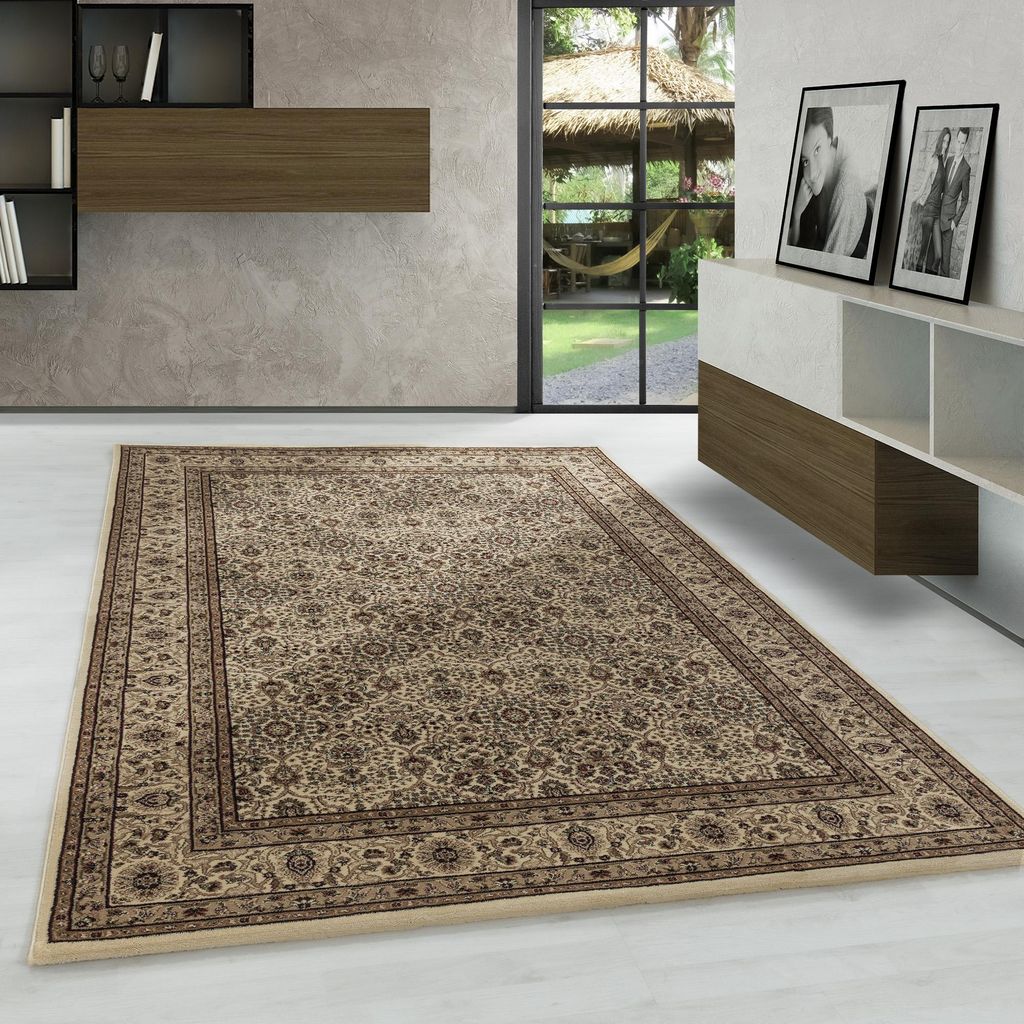 Carpetsale24 Orientteppich, Klassischer Teppich für Wohnzimmer mit Ornament-Muster, Pflegeleicht & Elegant, Grösse: 160x230 cm