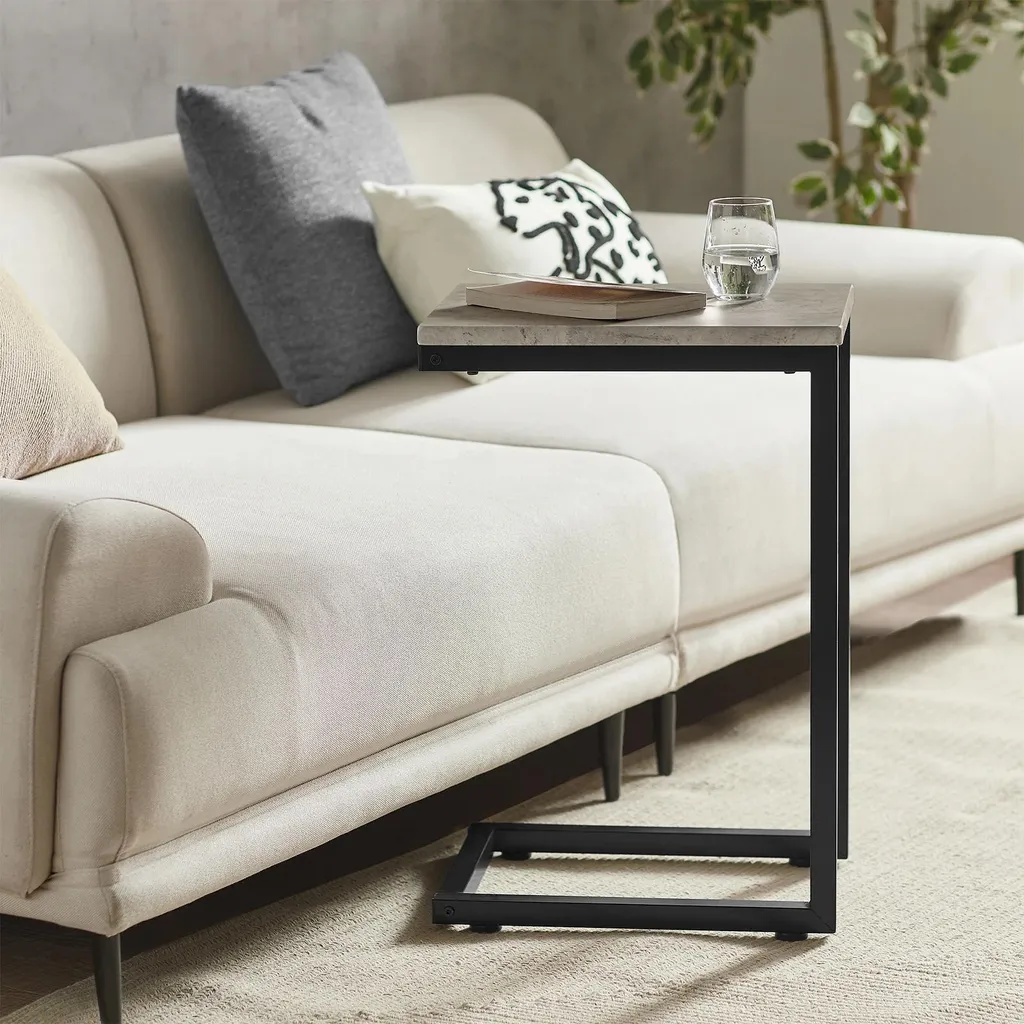SoBuy FBT44-HG Tavolino Divano Multiuso Grigio Chiaro | Shop Online