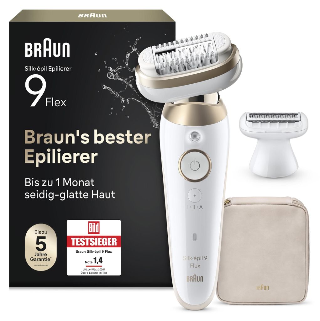 Épilateur Braun Silk·épil 9 Flex pour femmes, modèle 9-041 Image du produit 