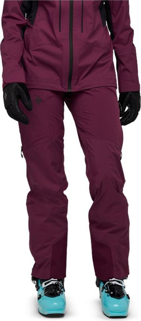 W Dawn Patrol Hybrid Pants, Blackberry, S, Women, Women's Outerwear Bottoms, Black Diamond