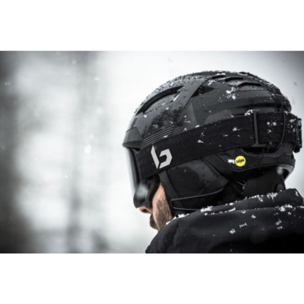 Casque De Ski Bollé RYFT MIPS Full Black Shiny - Taille M (55-59 Cm) - Hybride, Ultra Ventilé, Avec Système BOA 360° - 2