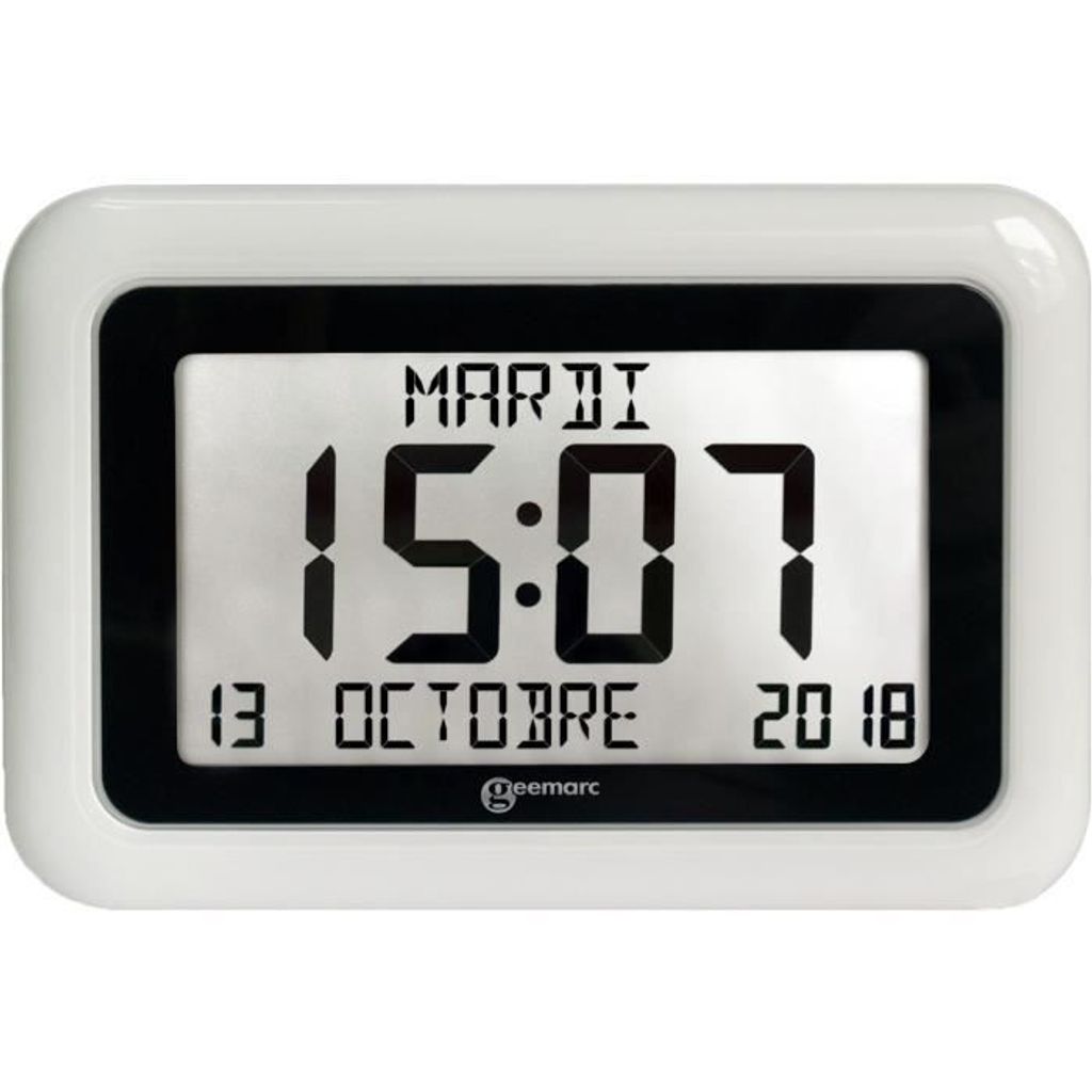 Geemarc VISO10 horloge radio avec calendrier - utile pour Image du produit 