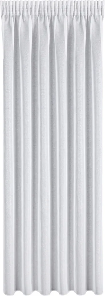Rideau 350x270 Blanc Argenté pour Habiller une Grande Baie Vitrée Lena