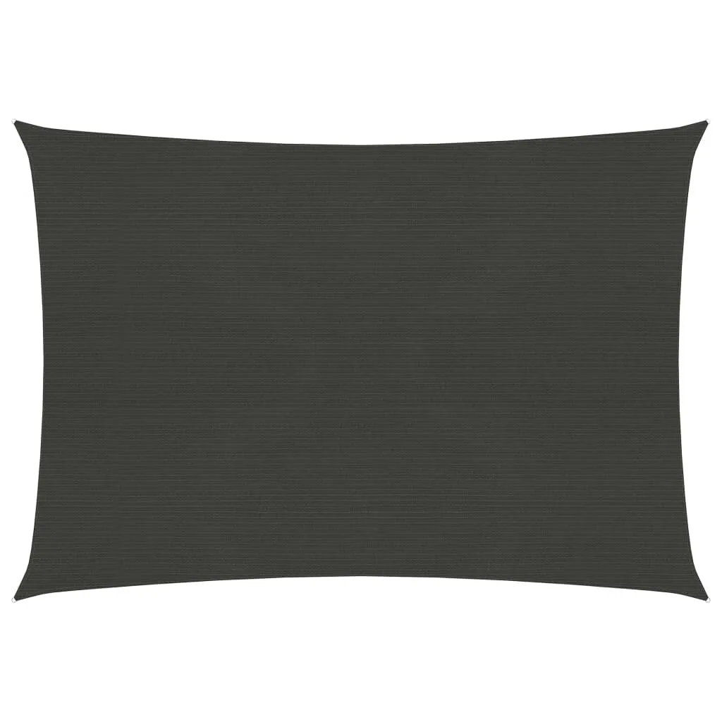 vidaXL Tenda da sole 160 g/m² antracite 2,5x3,5 m HDPE - 17