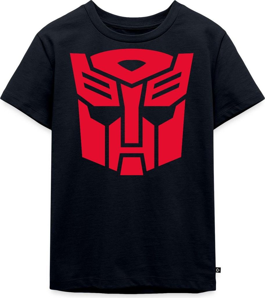 Spreadshirt Transformers Earth Spark Symbol Autobot Logo Kinder Premium T-Shirt, 110/116 (4 Jahre), Navy