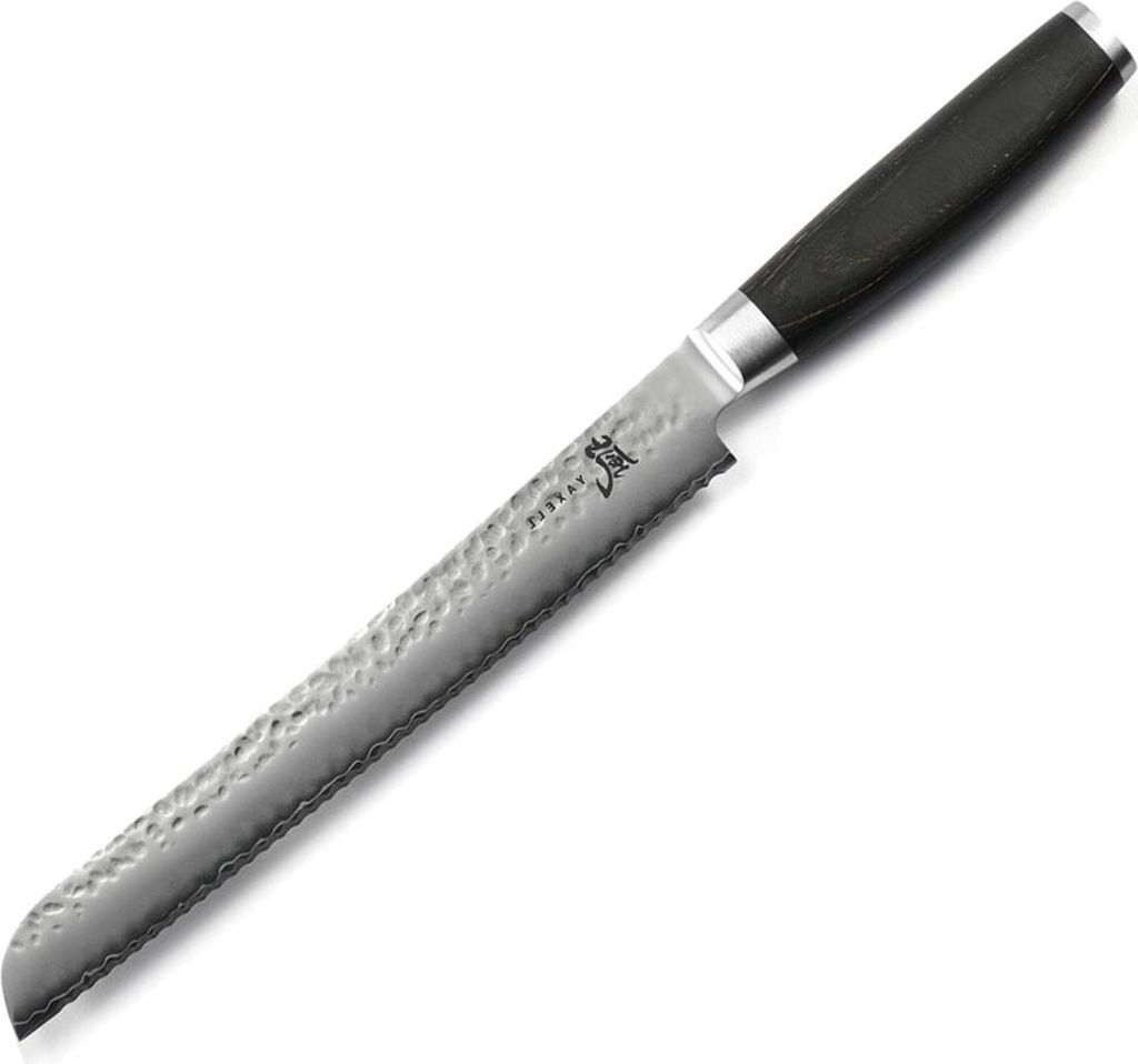 Yaxell TAISHI Brotmesser Hammerschlag - Pakkaholz