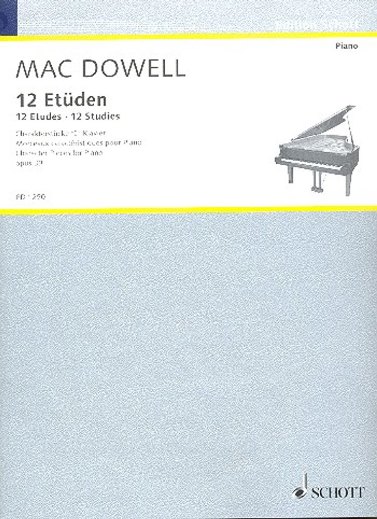 12 Etüden op.39 für Klavier