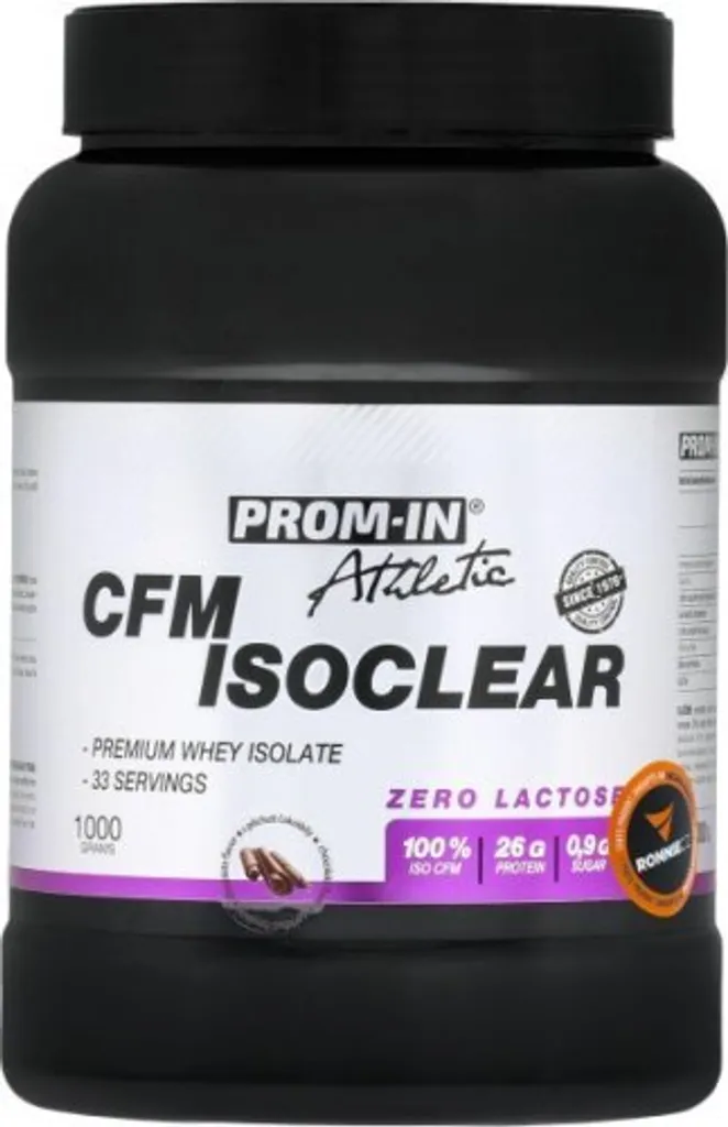 Prom-In CFM Isoclear 1000g Vanille - Isolat de Lactosérum Premium