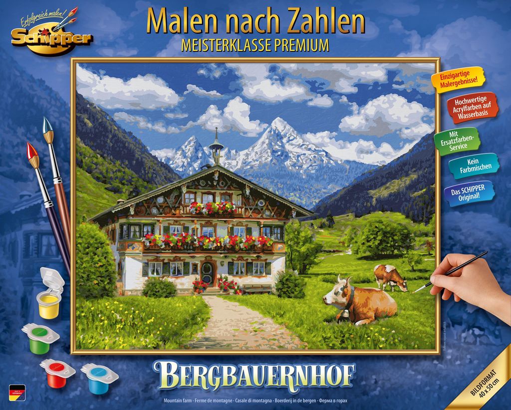 Schipper Malen nach Zahlen - Bergbauernhof Produktbild 