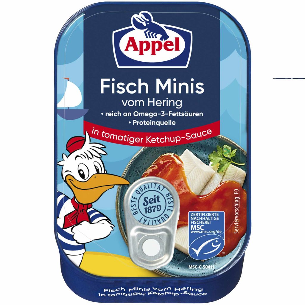 Appel Fish Minis vom Hering in tomatiger Ketchup Sauce Image du produit 