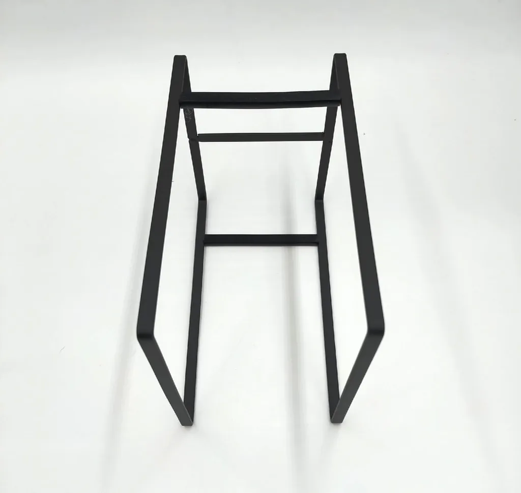 Égouttoir à assiettes vertical en métal noir robuste avec 2 compartiments - 5
