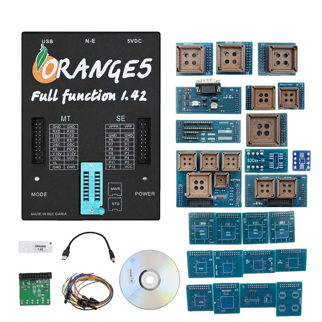 Programmateur ECU V142 Complet 5C38 avec kit adaptateur complet