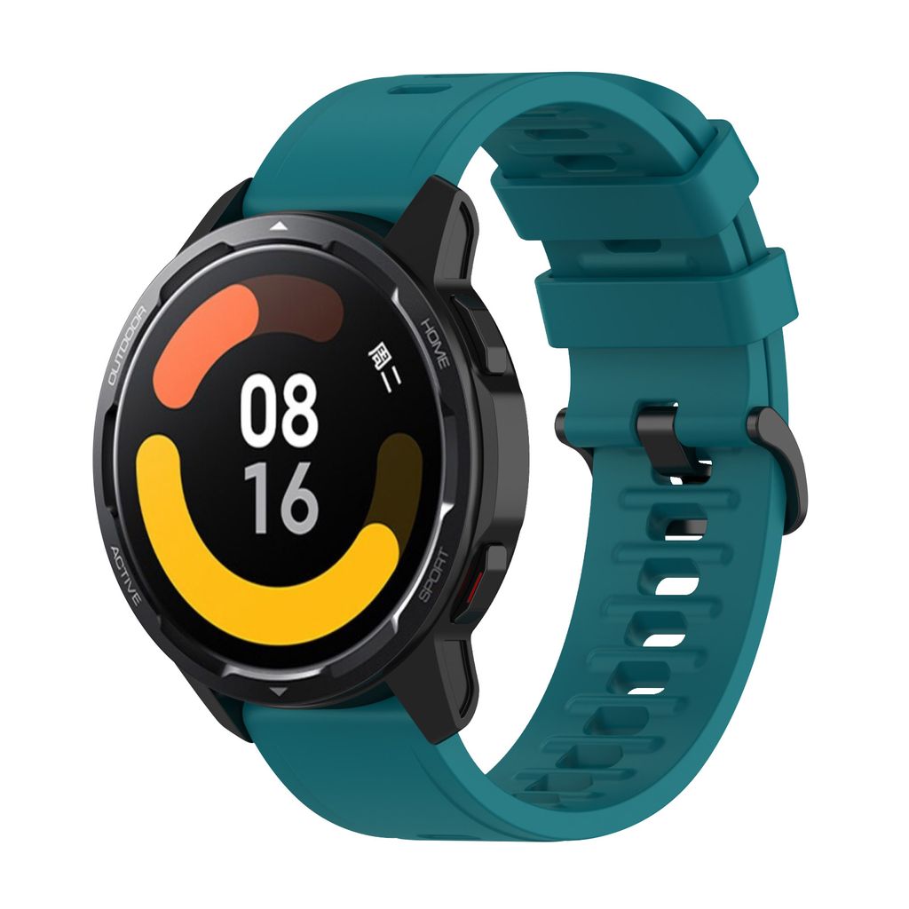 Silikon Armband für Xiaomi Watch S1 Active / Watch Color 2 Blaugrün