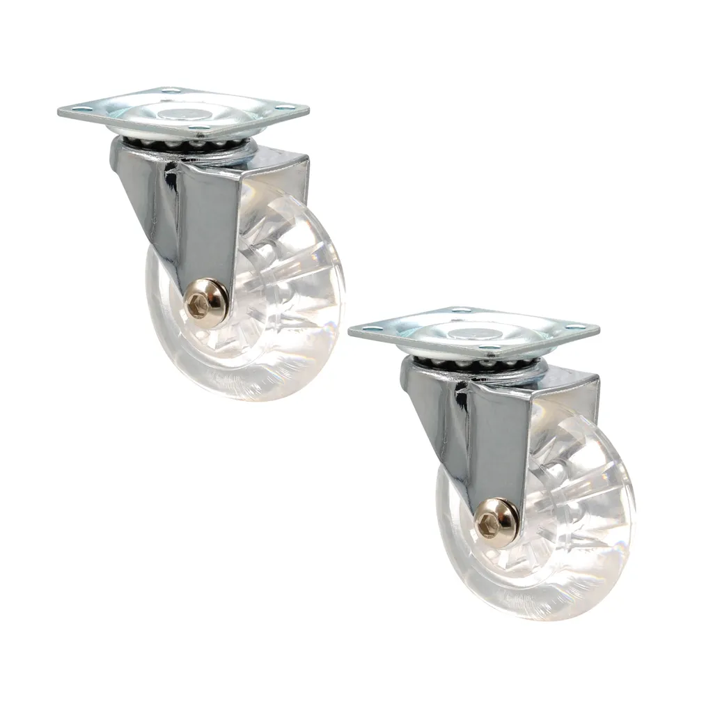 Roulettes pivotantes pour petit mobilier d'intérieur WAGNER lot de 2 pièces