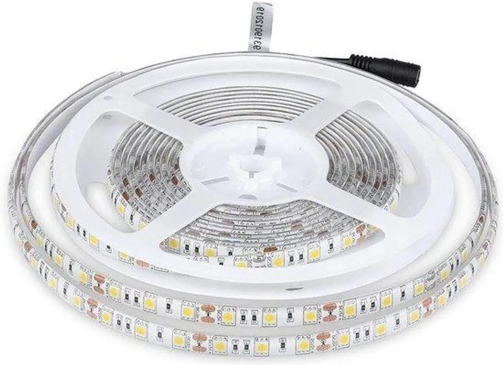 Luminaire LED blanc pour cuisine et salon ruban 5m autocollant 300 LEDs