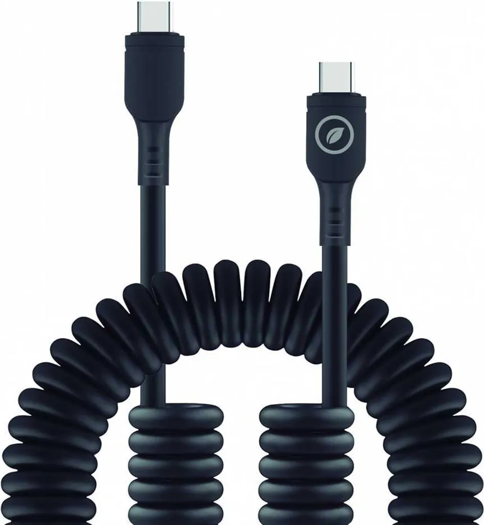 Muvit For Change 3a/60w 1,2 M Cavo da Usb-c a Usb-c nero Nero Taglia unica - 2