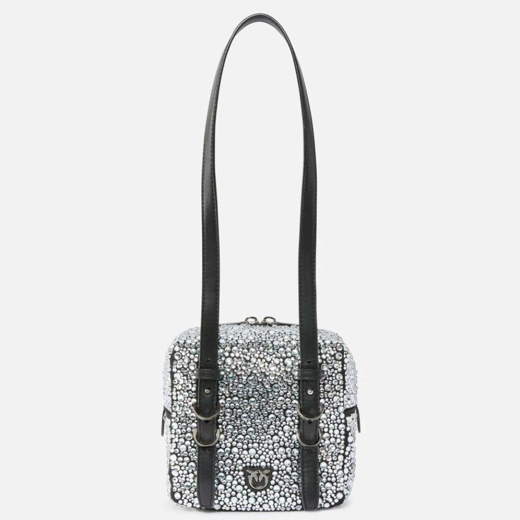 PINKO CUBIC BAG FULL Damen Handtasche in Silber