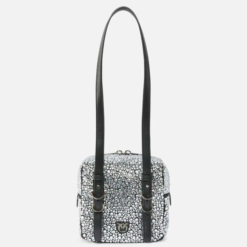 Sac à Main Cube Argenté pour Femme – Pochette de Soirée Tendance Pinko