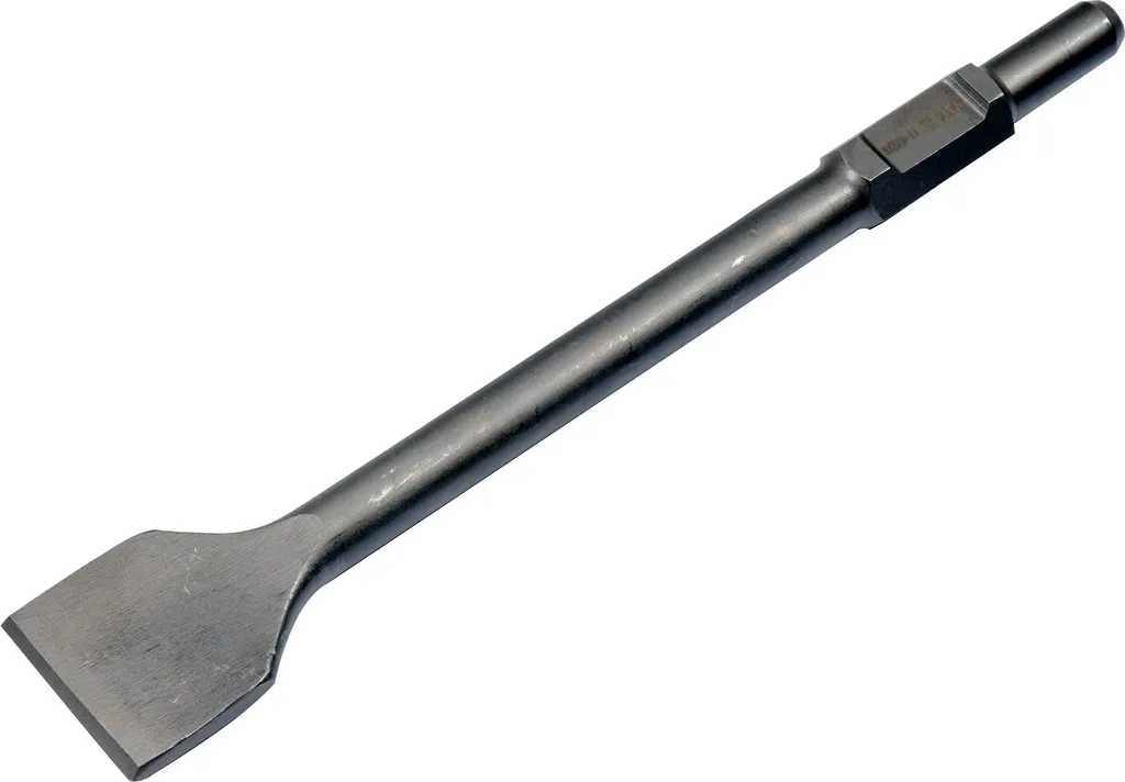 Scalpello a vanga, esagonale, 30 mm, 7,5x41 cm, per martello demolitore, scalpello piatto