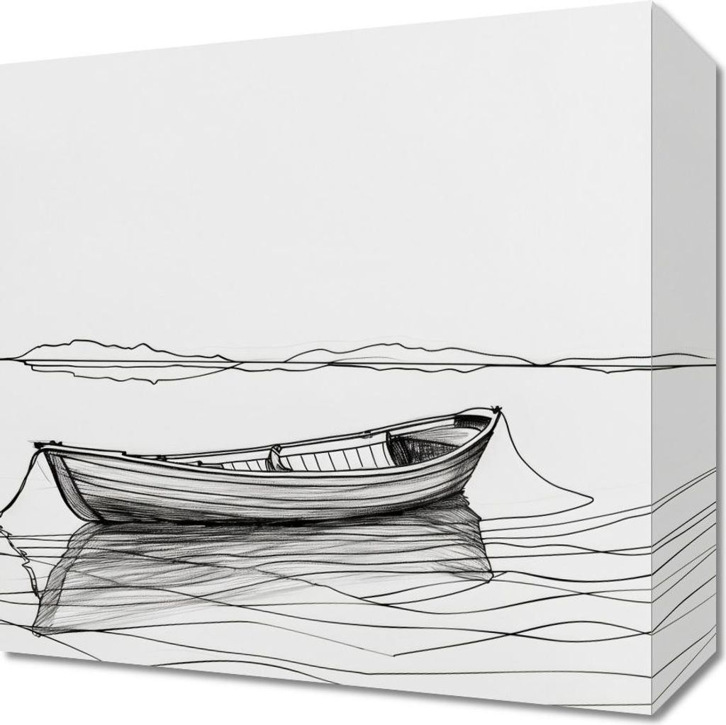 Bild 30x30cm Freiheit auf dem Wasser