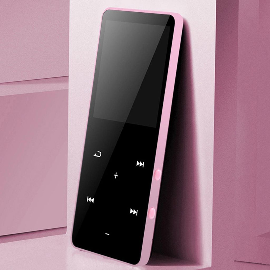 MP3-Player mit BT Tragbarer 1,8-Zoll-Farbbildschirm Digitaler Audioplayer Eingebauter Lautsprecher mit hoher Lautstärke Multifunktions-FM-Radio-Vo...