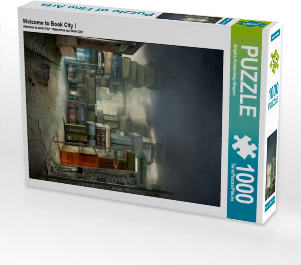 CALVENDO Puzzle Welcome to Book City 1000 Teile Puzzle hoch | 1000 Teile Lege-Größe 64x48cm Foto-Puzzle für glückliche Stunden