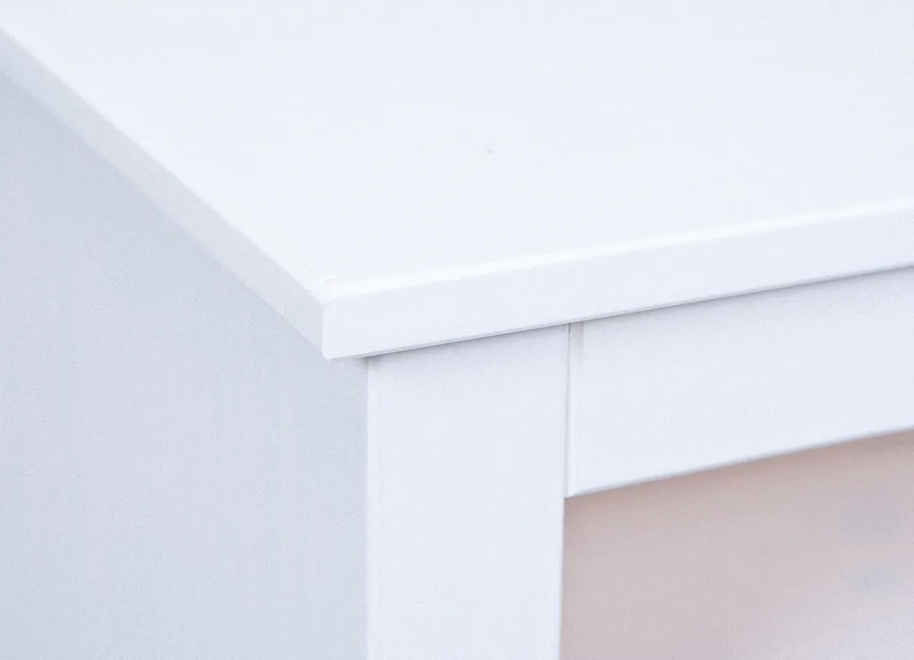 Meuble TV Design pour Salon Moderne Pall Blanc - Idéal Petits Espaces