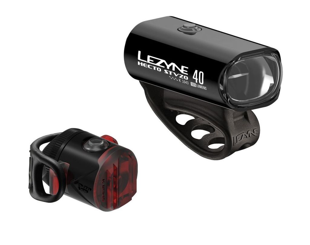 Lezyne Beleuchtungsset LED Hecto Drive 40 + Femto STVZO