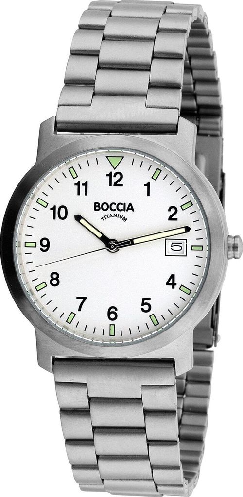 Boccia 3630-01 Herrenuhr Titanium 37mm 5ATM