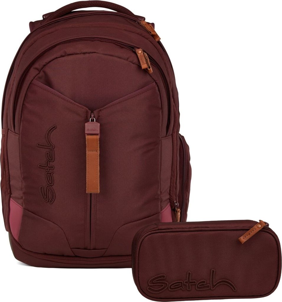 Satch Schulrucksack-Set MATCH Nordic Ruby 2-teilig, ab. 5. Klasse