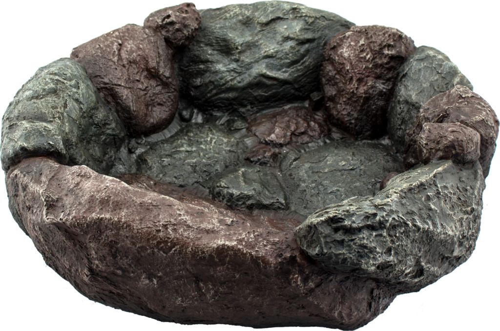 Vogelbad Garten 35cm | Vogeltränke Stein | Wassertränke für Vögel | Vogelbrunnen | Vogel-Badewanne | Vogeldusche | Vogeltränken | Vogeltränke...