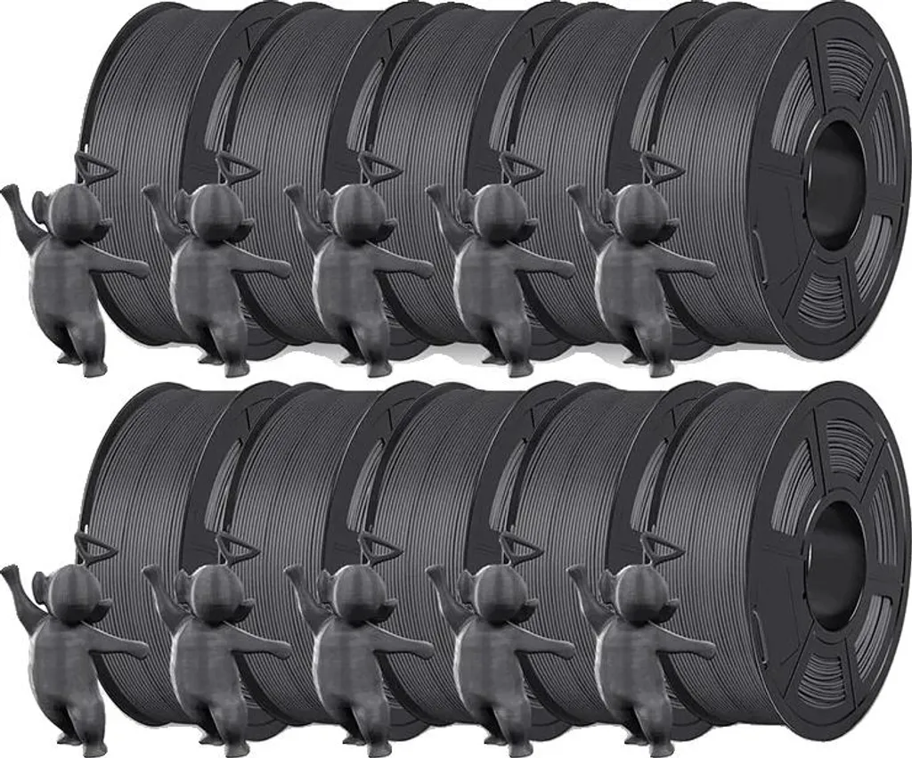 Filament PLA 3D Gris MATTE : fini les reflets et les lignes de couches