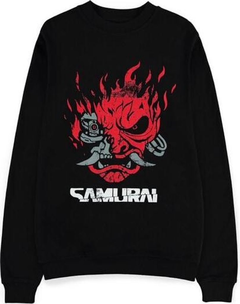 Cyberpunk 2077 Sweatshirt Herren Samurai Bandmerch schwarz S