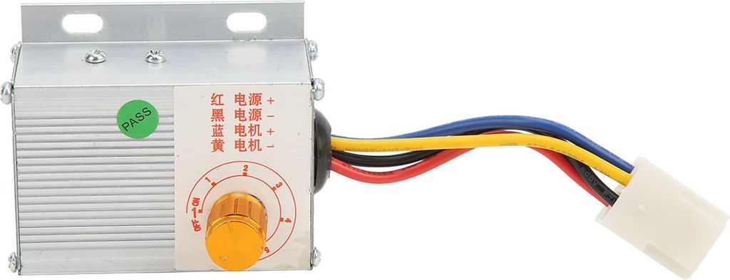 DC12V 250W Bürstenloser Motorregler Geschwindigkeitsregler 8 Gänge für Elektro-Fahrrad-Roller-Dreirad