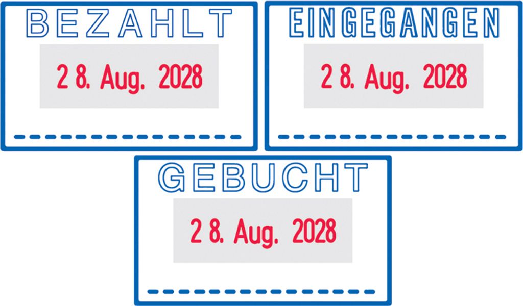 trodat Datumstempel Printy 4.0 4750/L "GEBUCHT"