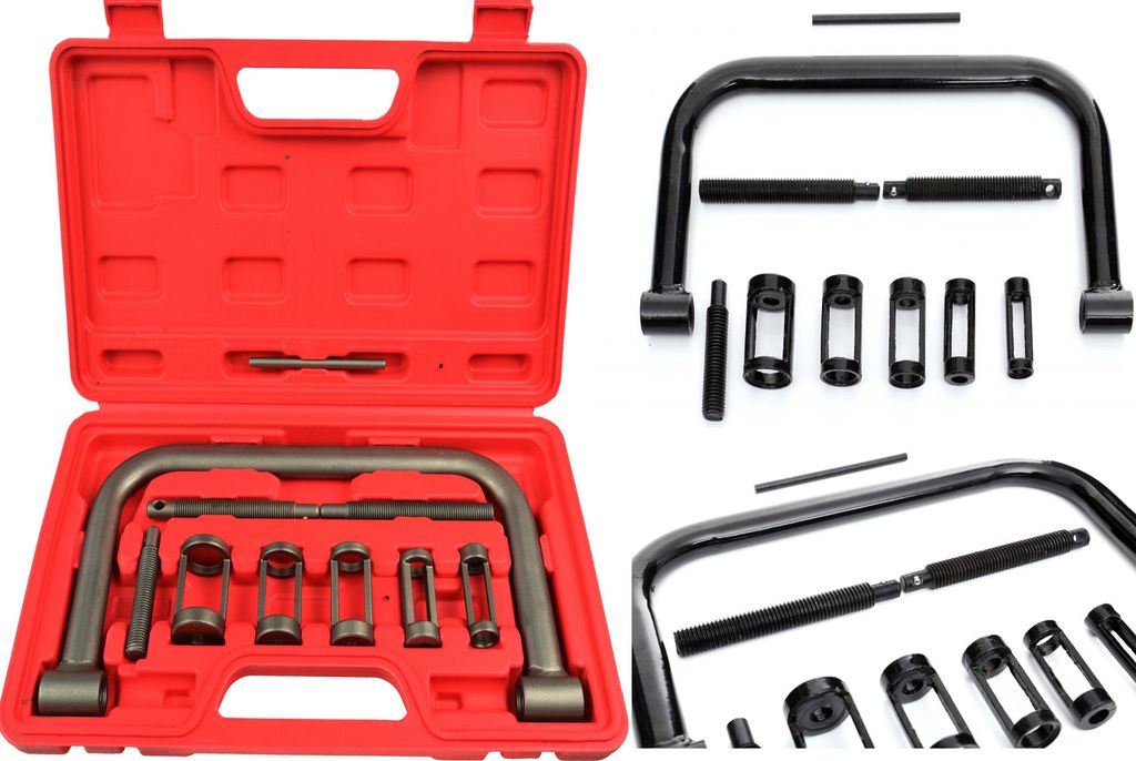 GEKO | Ventilfederspanner, 10tlg, Ventilfeder Spanner Satz, Ventil Montage Kompressor Kit Werkzeug
