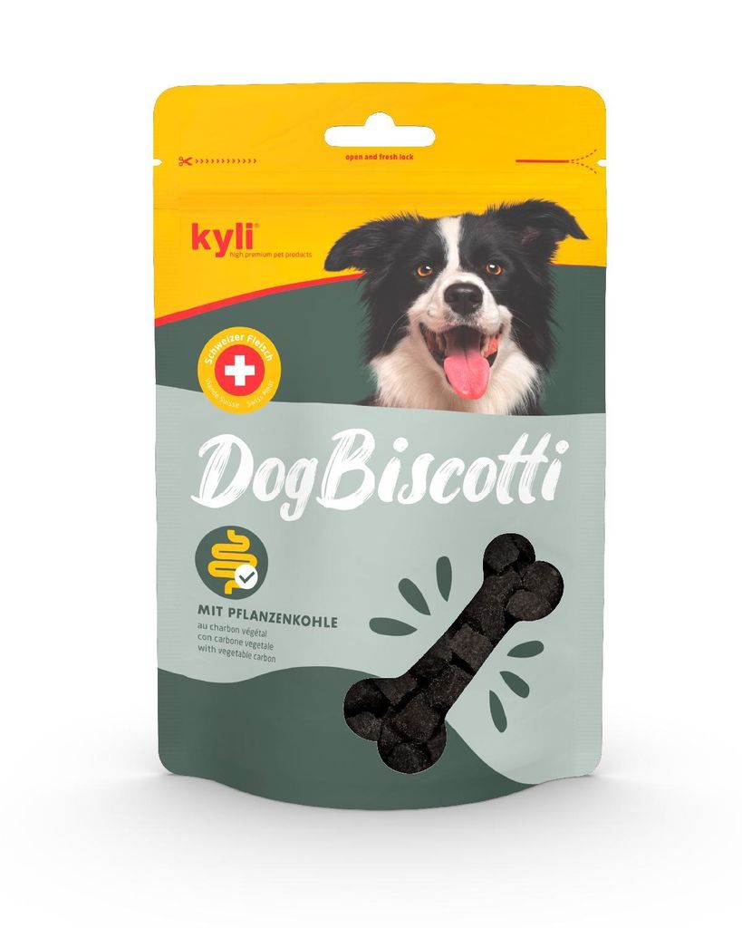 kyli DogBiscotti m. Pflanzenkohle 200g Produktbild 
