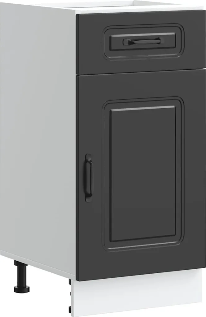 Base Cucina Kalmar Nero vidaXL | Design Industrial per il tuo Loft