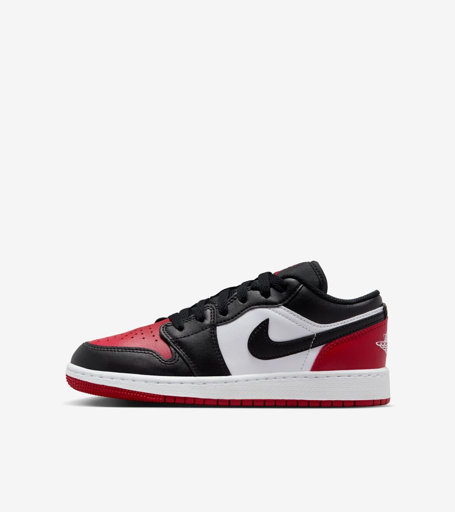 Nike Jordan 1 Low "Bred Toe 2.0" Rot, Größe: 38,5 Produktbild 