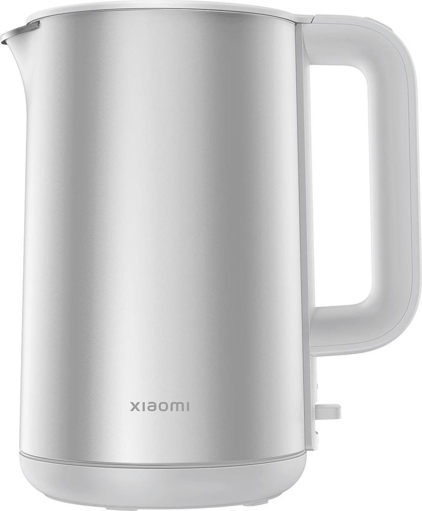 A white Xiaomi electric kettle is shown against a white background.