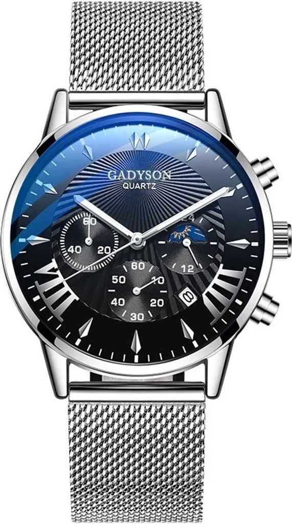 GA-25984 Uhr - Silber/Schwarz für Herren KP25984