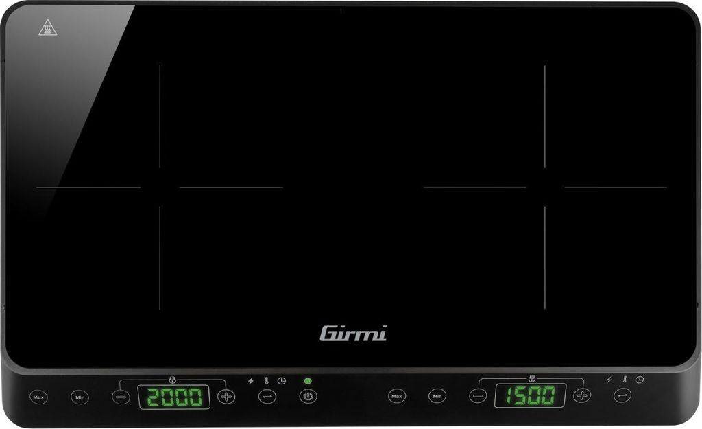 Girmi PI51 Nero Superficie piana 56 cm Piano cottura a Immagine del prodotto 